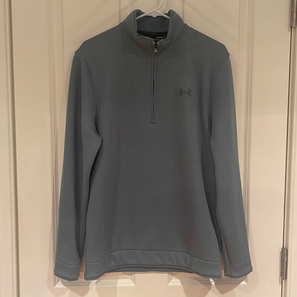 Men’s Under Armor Golf Half Zip Sweatshirt Medium